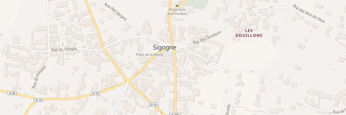 Plan du 2 Rue du Picergent à Sigogne