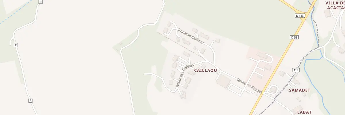 Plan du 55 Rte des Chênes à Toujouse
