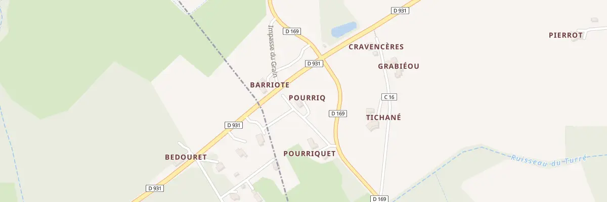 Plan du 5044 Pourriq à Luppé-Violles