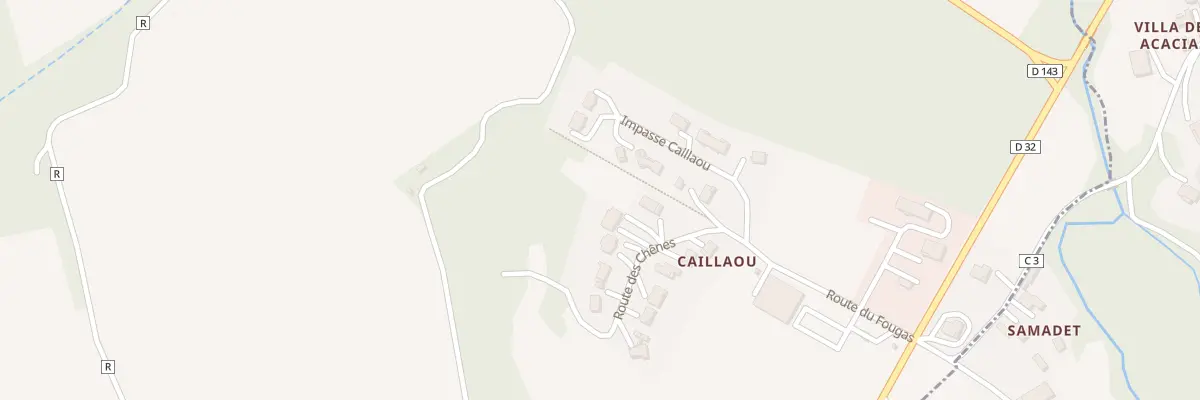 Plan du 45 Rte des Chênes à Toujouse