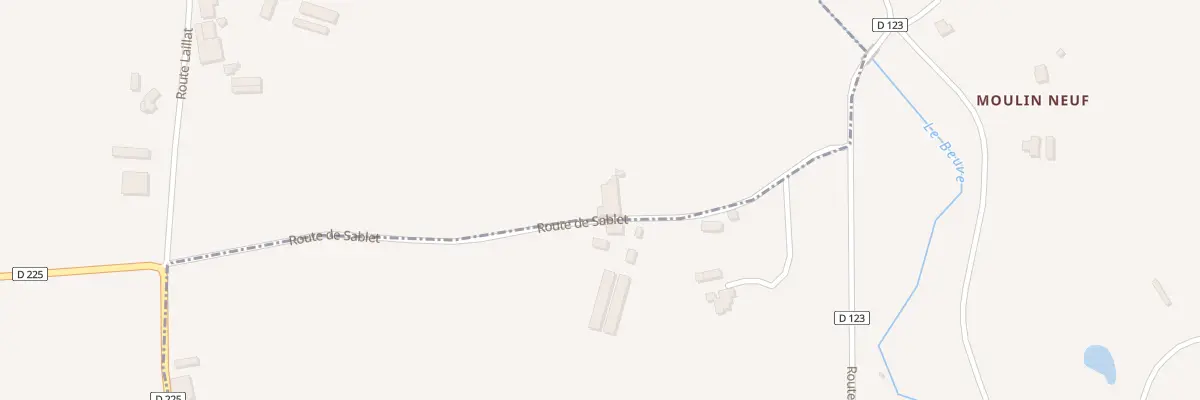 Plan du 389 Rte de Sablet à Saint-Loubert
