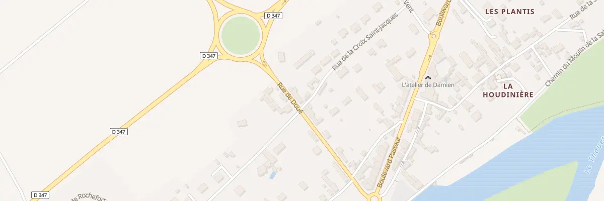 Plan du 192 Rue de Doué à Montreuil-Bellay