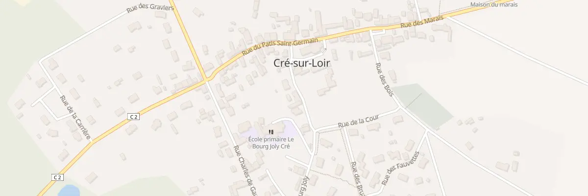 Plan du 8 Rue du Bourg Joly à Bazouges Cré sur Loir