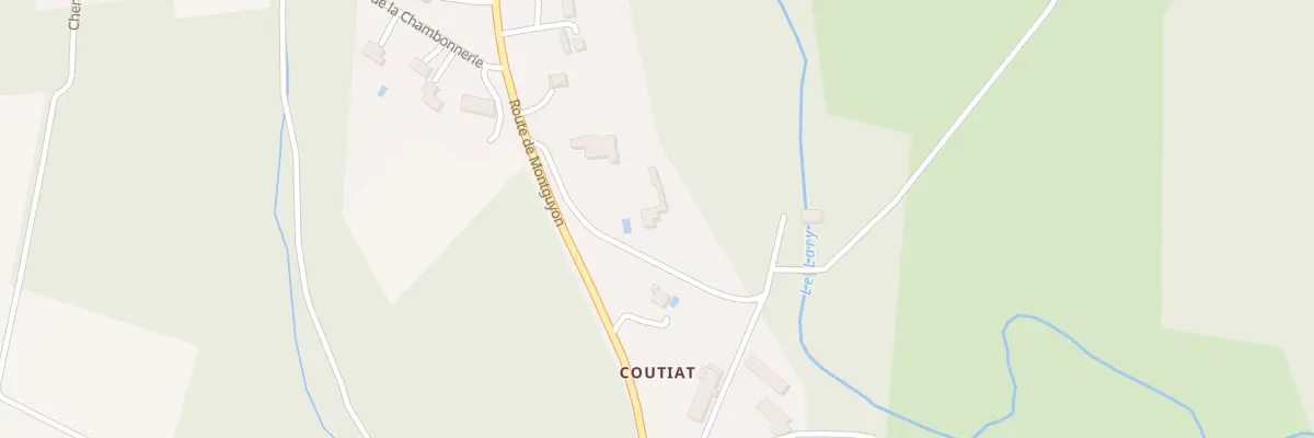 Plan du 22 Rte de Montguyon à La Clotte