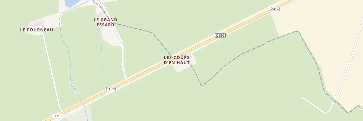 Plan du 5368 Les Cours d’En Haut à Sillé-le-Guillaume