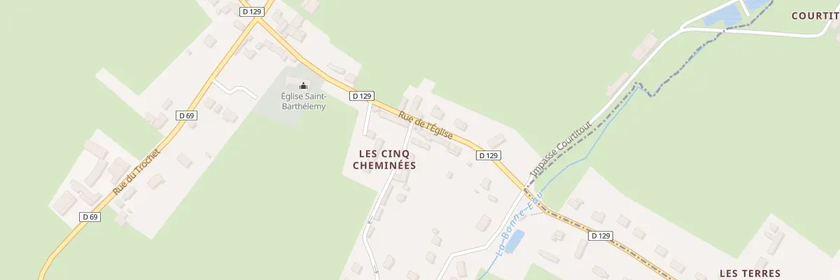 Plan du 22 Rue de l’Église à La Hoguette
