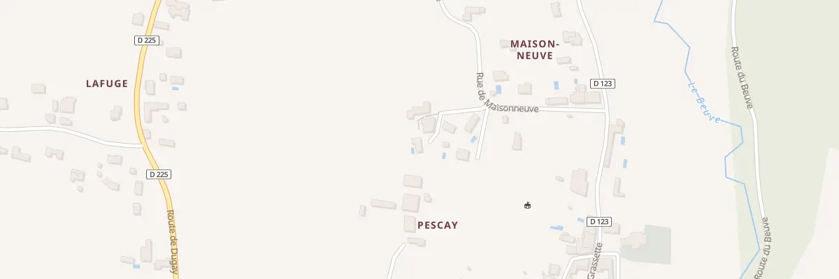 Plan du 59 Imp Segues à Bieujac