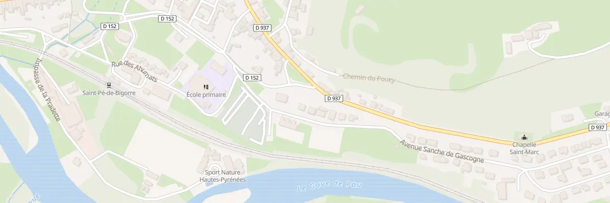 Plan du 3 Av Sanche de Gascogne à Saint-Pé-de-Bigorre