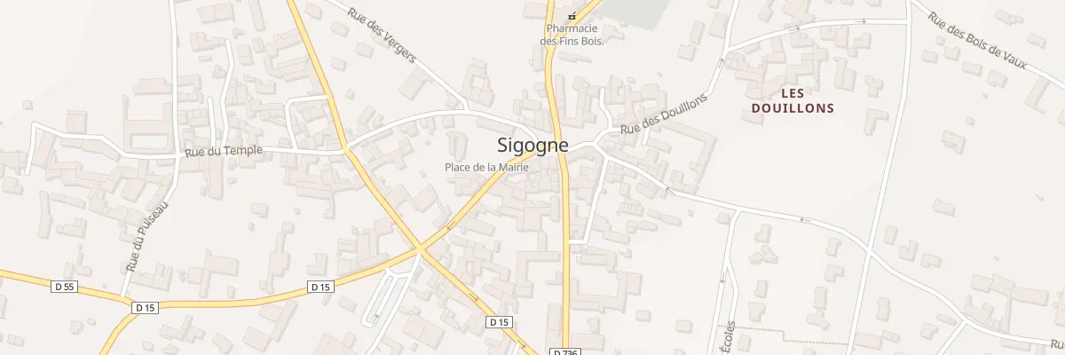 Plan du 7 Rue Saint Martin à Sigogne