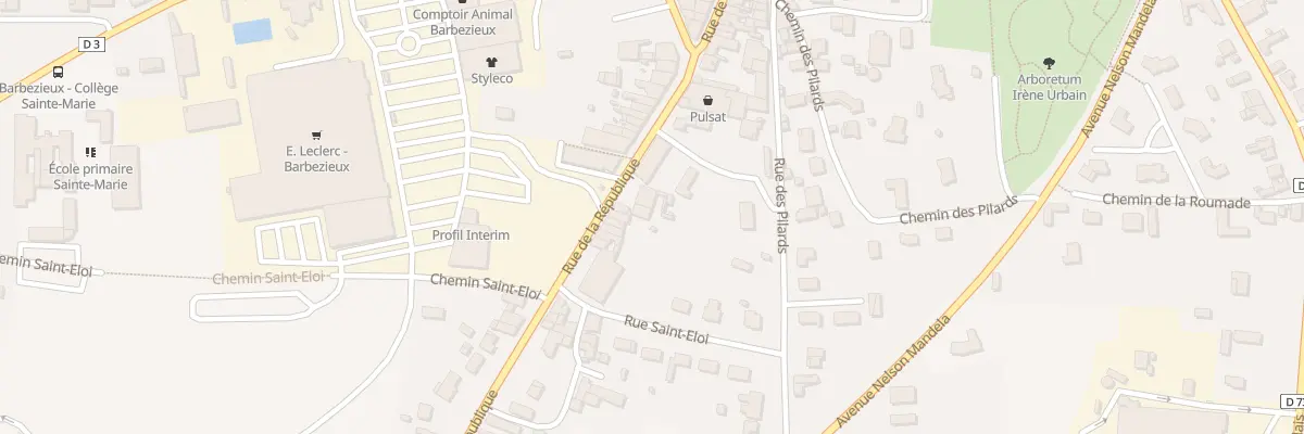 Plan du 39 Rue de la République à Barbezieux-Saint-Hilaire
