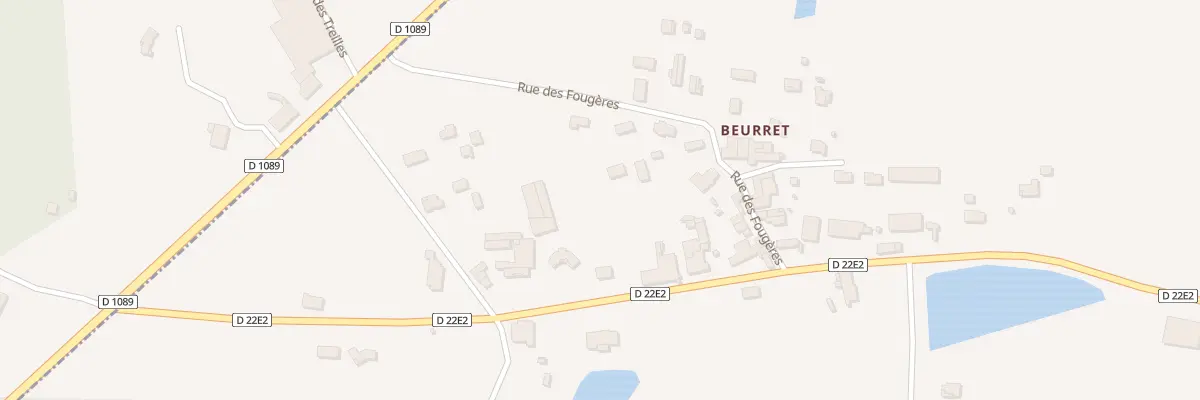 Plan du 237 Rue des Fougeres aux Artigues-de-Lussac