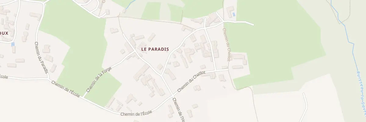Plan du 6 Chem des Chagnasses à Souvigné