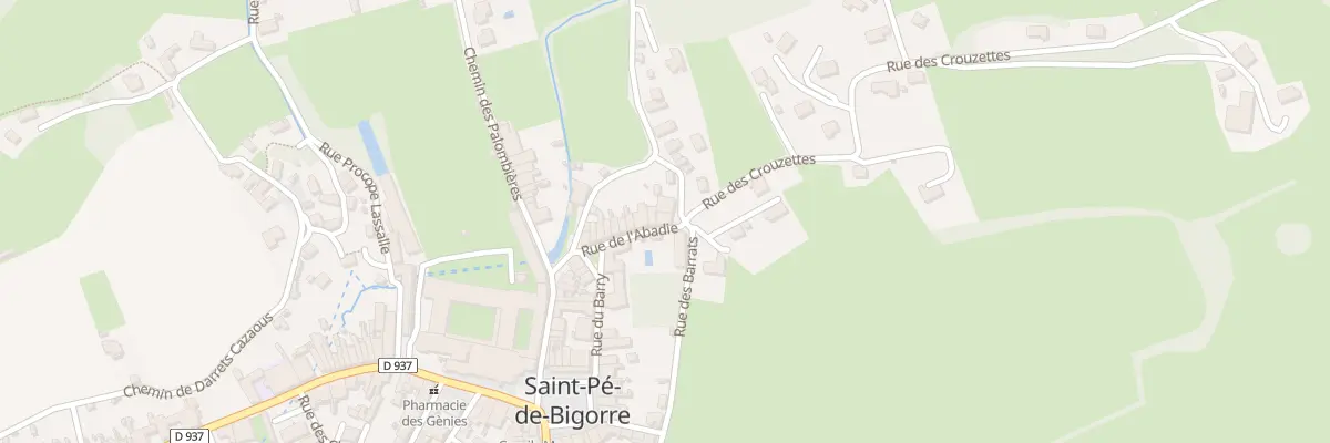 Plan du 21 Rue Labadie à Saint-Pé-de-Bigorre
