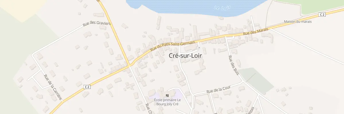 Plan du 4 Pl Saint Martin à Bazouges Cré sur Loir