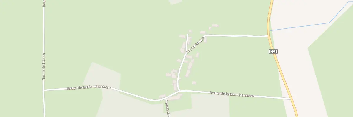 Plan du 111 La Blanchardiere à Sainte-Marguerite-de-Carrouges