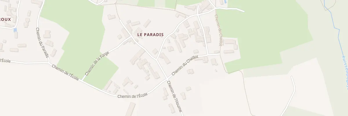 Plan du 4 Chem des Chagnasses à Souvigné