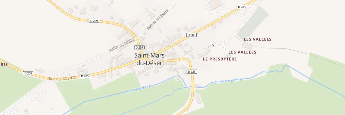 Plan du 5 Rue des Lavandières à Saint-Mars-du-Désert
