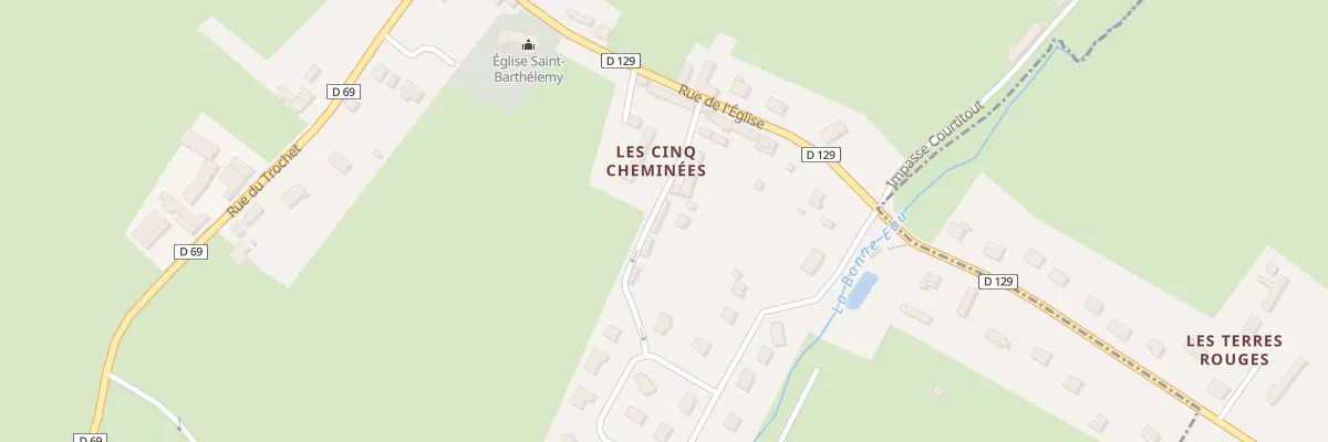 Plan du 9 Rle des Cinq Cheminées à La Hoguette