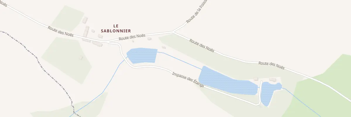 Plan du 1 Rte des Noës à Saint-Martin-des-Landes