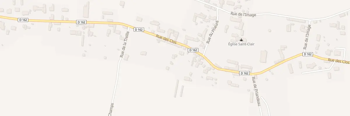 Plan du 660 Rue des Clos à Courchamps