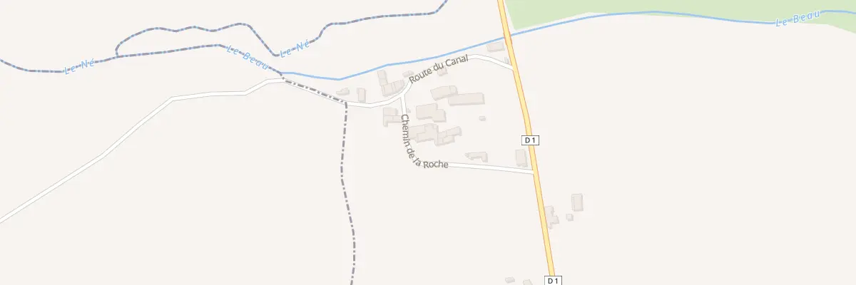 Plan du 5033 Les Ouches à Saint-Médard