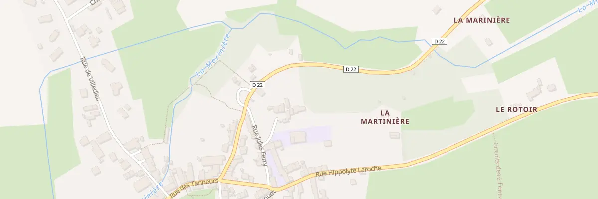 Plan du 1 Rue Barthélémy Bouttier à Chantenay-Villedieu