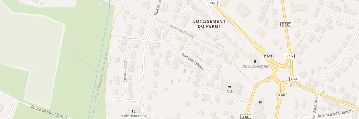 Plan du 4 Rue des Frenes Saint Martin à Melle