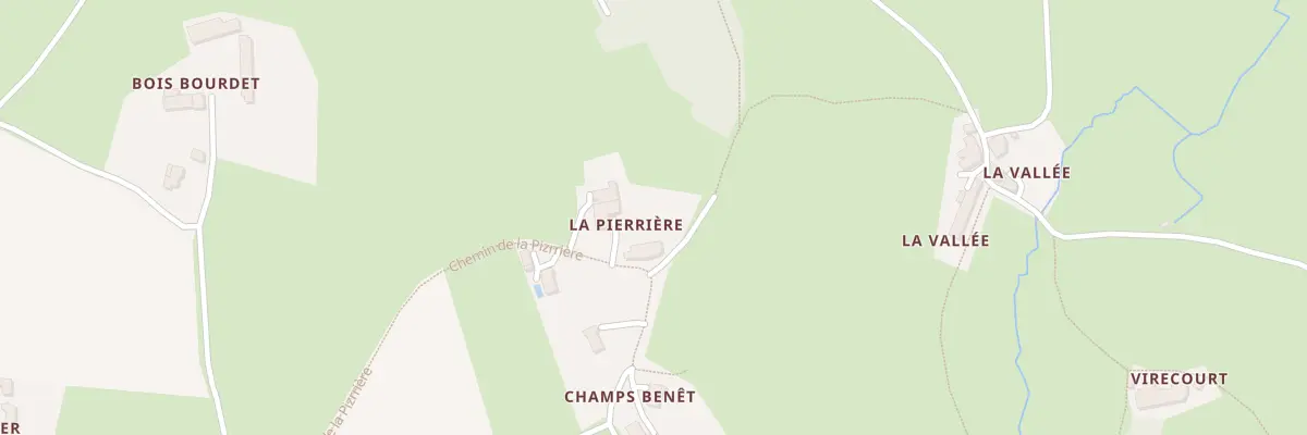 Plan du 5101 La Pierriere à Souvigné