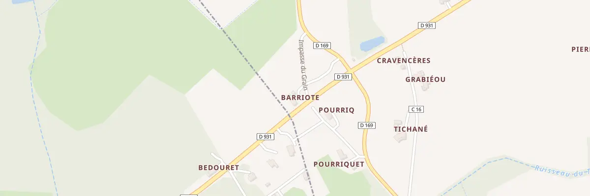 Plan du 5043 Barriote à Luppé-Violles