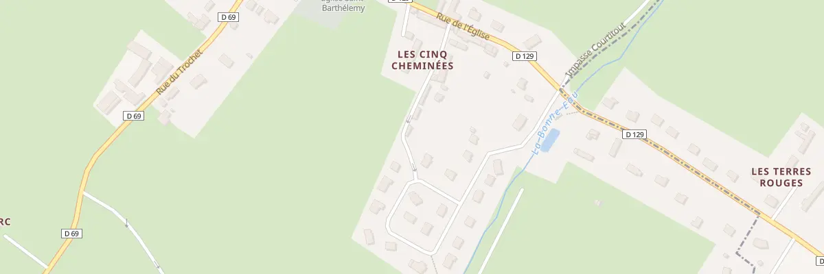 Plan du 13 Rle des Cinq Cheminées à La Hoguette