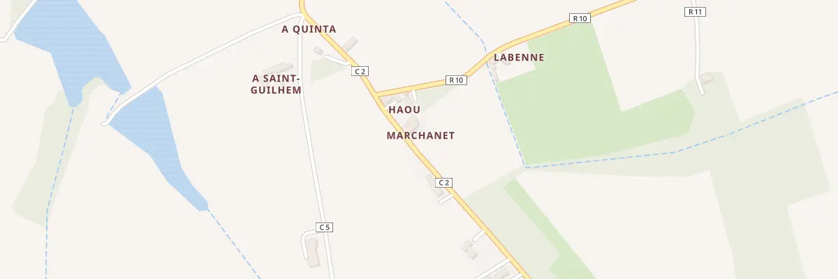 Plan du 5030 Marchanet à Labarthète