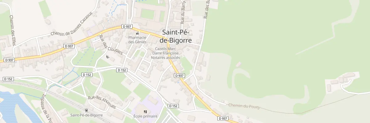 Plan du 5117 Rue du Corps Franc Pommiès à Saint-Pé-de-Bigorre