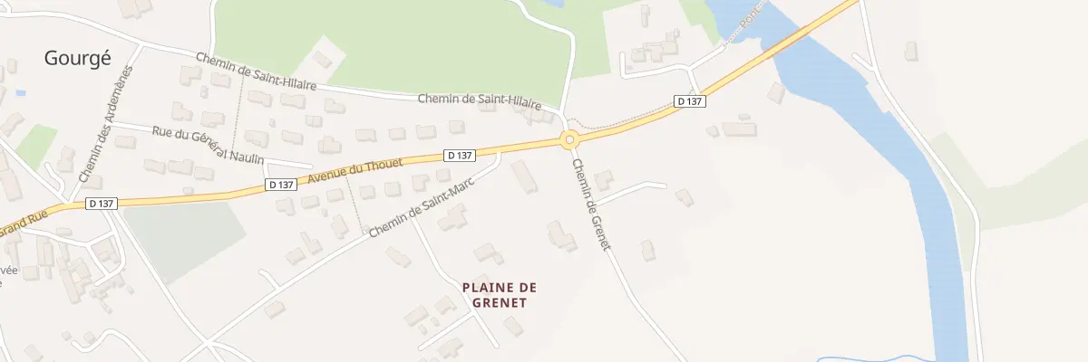 Plan du 1 Che de Saint Marc à Gourgé