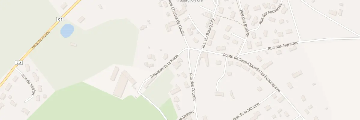 Plan du 1 Imp de la Noue à Bazouges Cré sur Loir