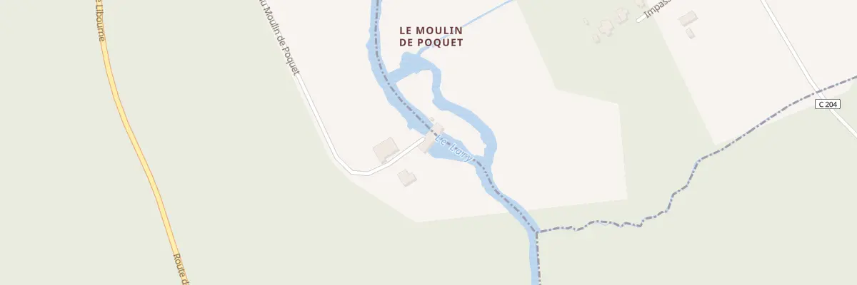 Plan du 5361C Poquet à Saint-Pierre-du-Palais