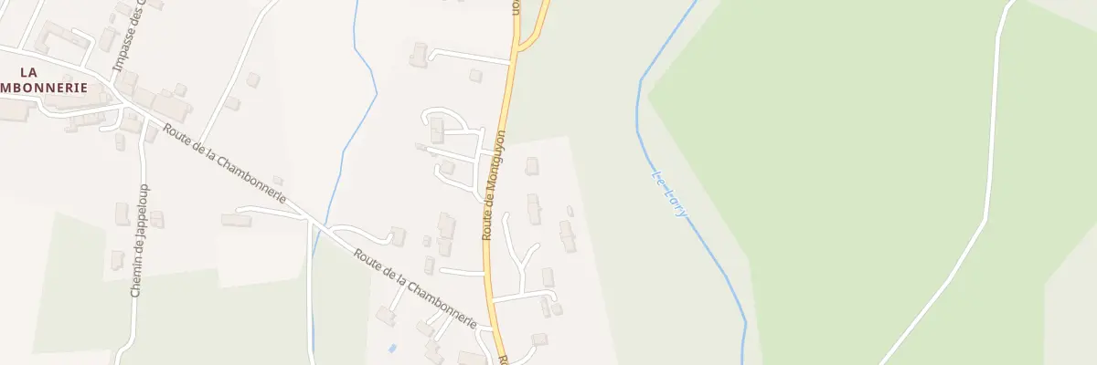 Plan du 38 Rte de Montguyon à La Clotte