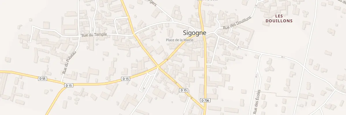 Plan du 17 Rue Saint Martin à Sigogne