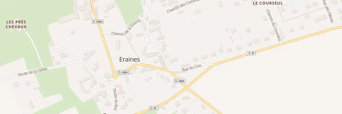 Plan du 5036 Le Bourg à Eraines
