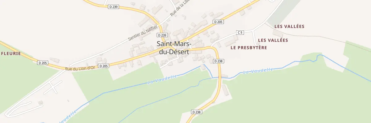 Plan du 6 Rue des Lavandières à Saint-Mars-du-Désert