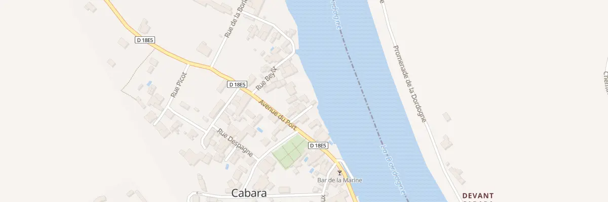 Plan du 25 Le Bourg à Cabara