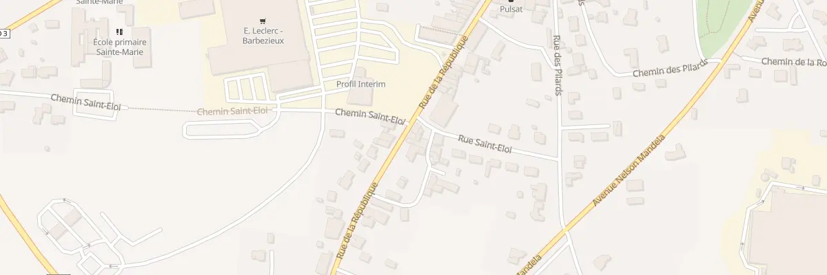 Plan du 55 Rue de la République à Barbezieux-Saint-Hilaire