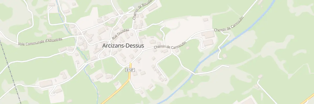 Plan du 5105 Le Village à Arcizans-Dessus