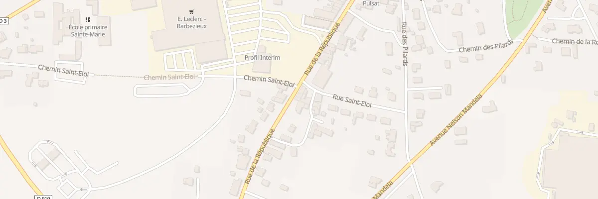 Plan du 55B Rue de la République à Barbezieux-Saint-Hilaire