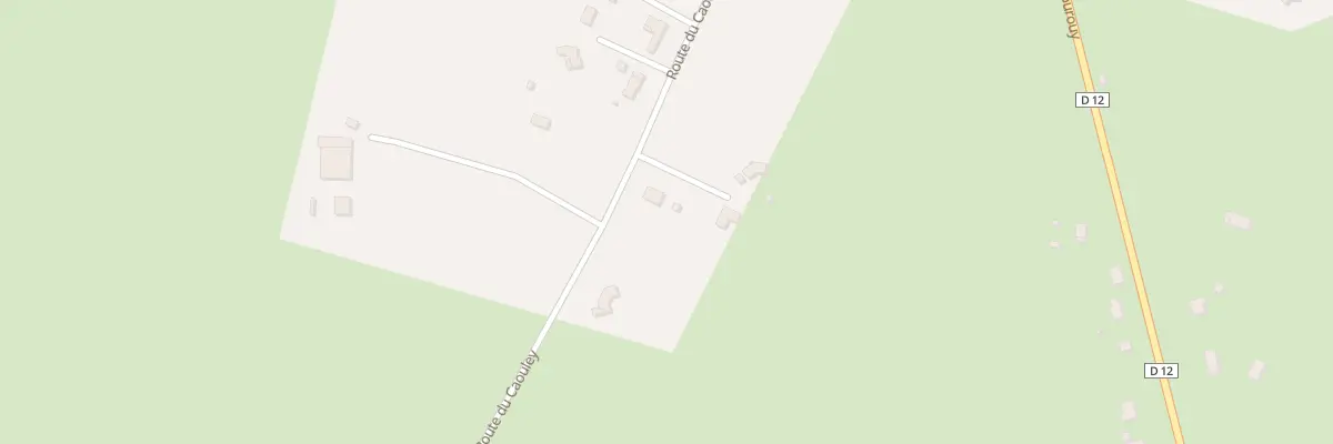 Plan du 375 Rte du Caouley à Lerm-et-Musset