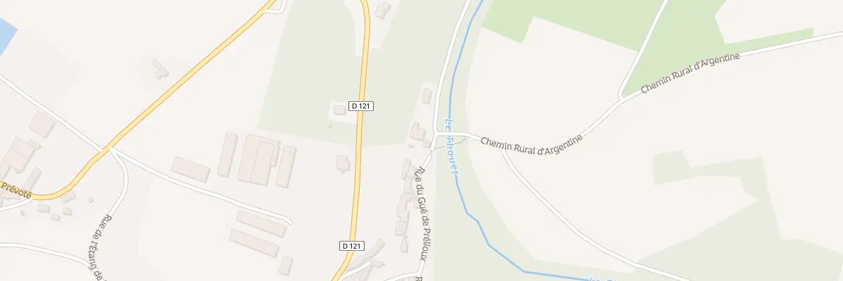 Plan du 7 Rue du Gue de Prelioux à Saint-Généroux