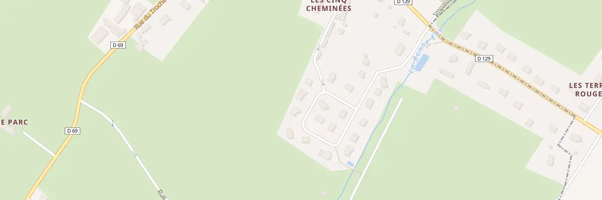 Plan du 7 Rue de la Bonne Eau à La Hoguette
