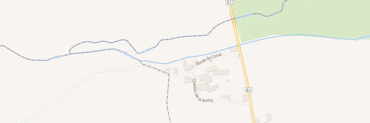 Plan du 5023 Les Ouches à Saint-Médard