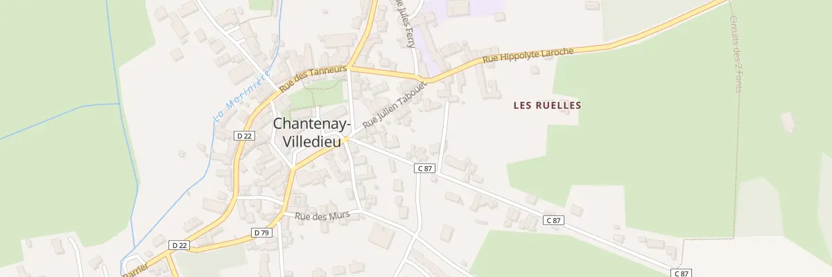 Plan du 7 Rue François Roch Ledru à Chantenay-Villedieu