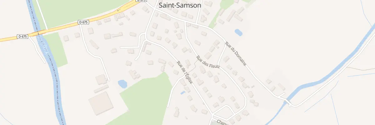 Plan du 8 Rue des Fleurs à Saint-Samson