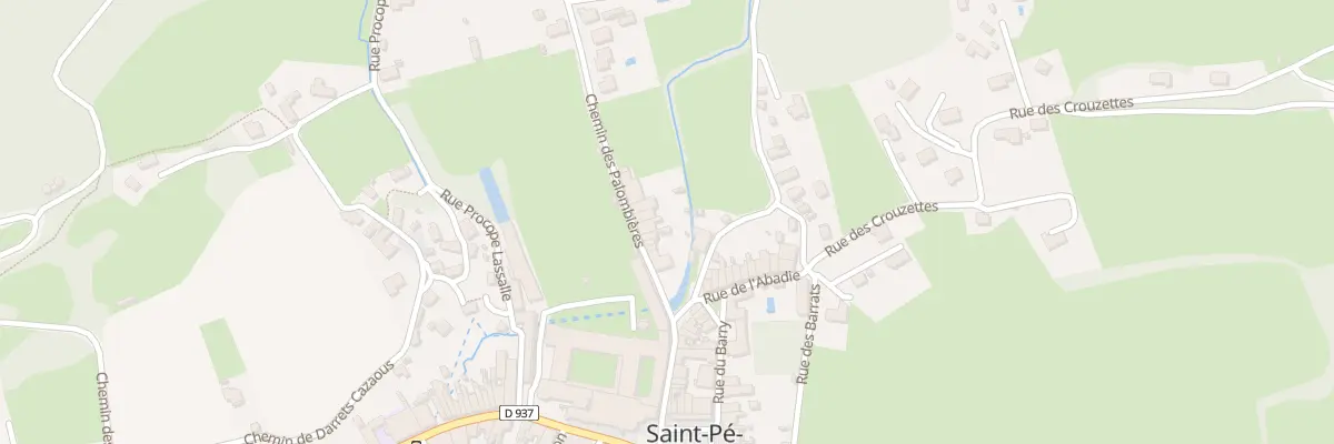 Plan du 6 Che des Palombières à Saint-Pé-de-Bigorre